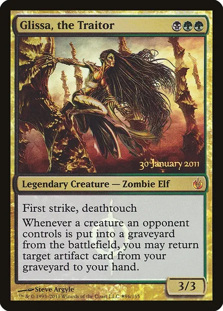 Glissa, the Traitor, Magic card PMBS 96★ — Mirrodin Besieged Promos set