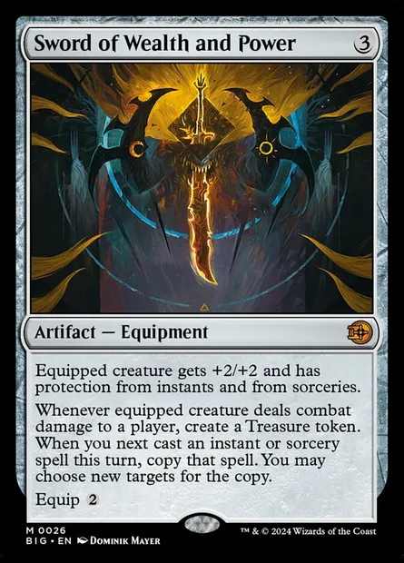 Sword of Wealth and Power, Magic card BIG 26 — The Big Score set