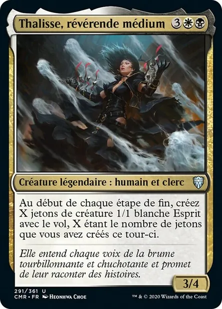 Thalisse, révérende médium, carte Magic CMR 291 — extension Commander Legends