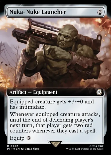 Lanceur Nuka-Nuke, carte Magic PIP 962 — extension Fallout