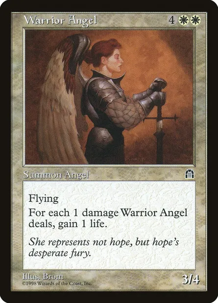 Warrior Angel, Magic card STH 24 — Stronghold set