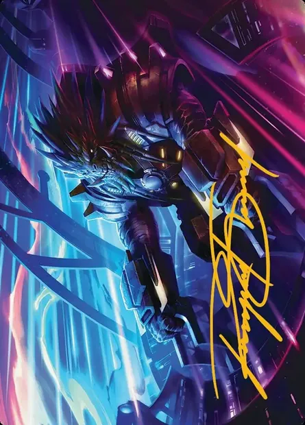 Tannuk, Steadfast Second // Tannuk, Steadfast Second, carte Magic AEOE 19 — extension Edge of Eternities Art Series