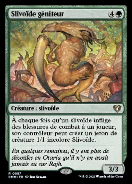 Slivoïde géniteur, carte Magic CMM 887 — extension Commander Masters