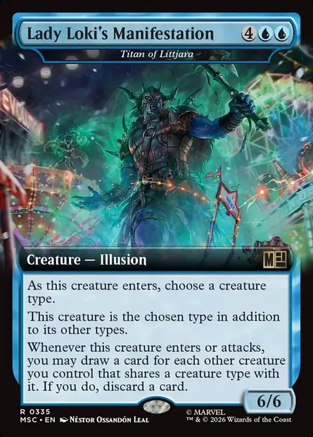 Titan of Littjara, Magic card MSC 335 — Marvel Super Heroes Commander set