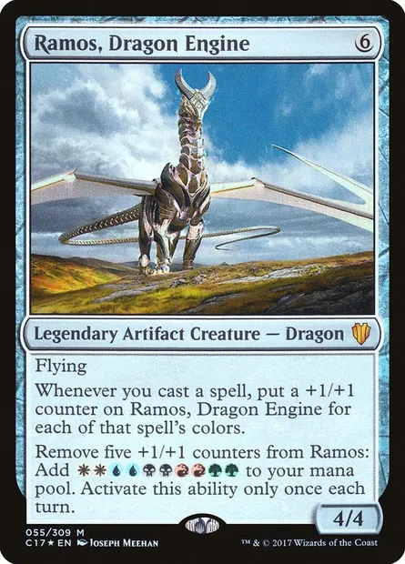 Ramos, Dragon Engine, Magic card C17 55 — Commander 2017 set
