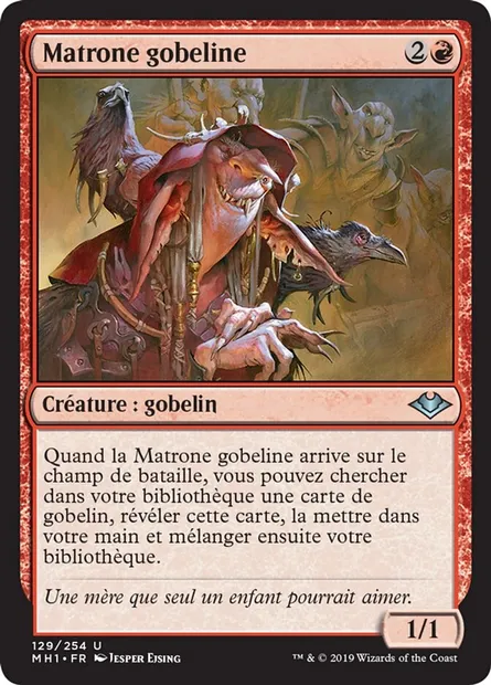 Matrone gobeline, carte Magic MH1 129 — extension Horizons du Modern