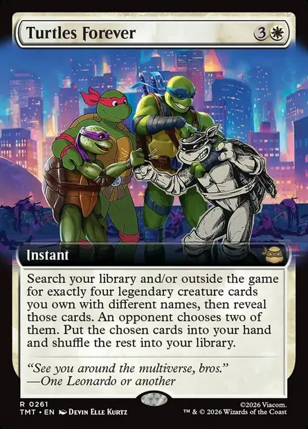 Turtles Forever, Magic card TMT 261 — Teenage Mutant Ninja Turtles set