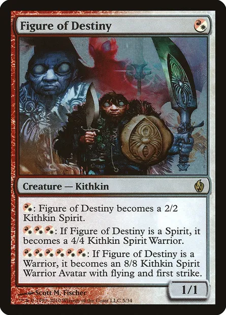 Représentation de la destinée, carte Magic PD2 5 — extension Premium Deck Series: Fire and Lightning