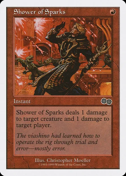 Pluie d'étincelle, carte Magic BRB 71 — extension Battle Royale Box Set