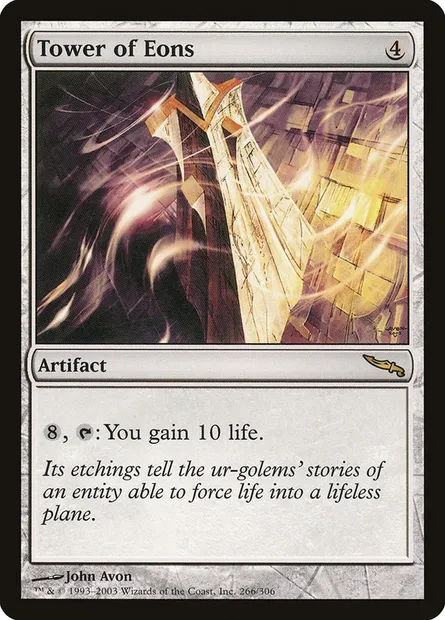Tower of Eons, Magic card MRD 266 — Mirrodin set