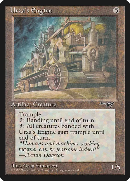 Urza's Engine, Magic card ALL 135 — Alliances set