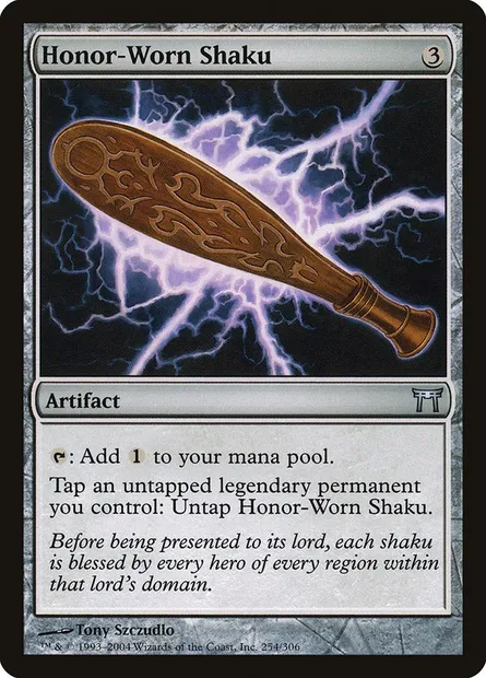 Honor-Worn Shaku, Magic card CHK 254 — Champions of Kamigawa set