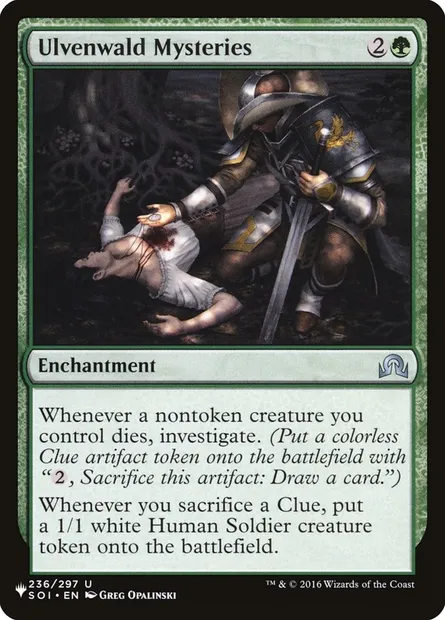 Ulvenwald Mysteries, Magic card PLST SOI-236 — The List set