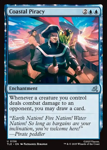 Coastal Piracy, Magic card TLE 156 — Avatar: The Last Airbender Eternal set