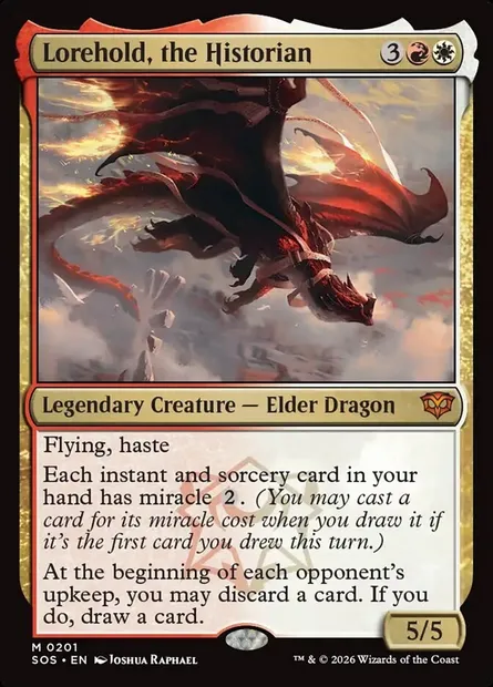 Lorehold, the Historian, Magic card SOS 201 — Secrets of Strixhaven set