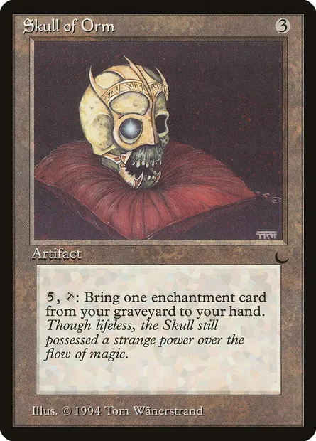 Skull of Orm, Magic card DRK 109 — The Dark set