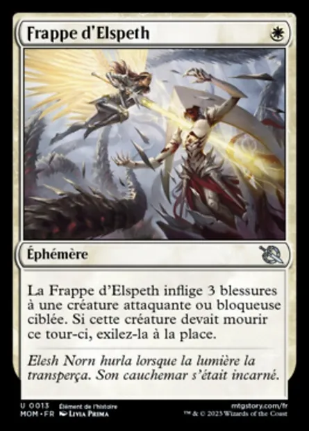 Frappe d'Elspeth, carte Magic MOM 13 — extension L'invasion des machines
