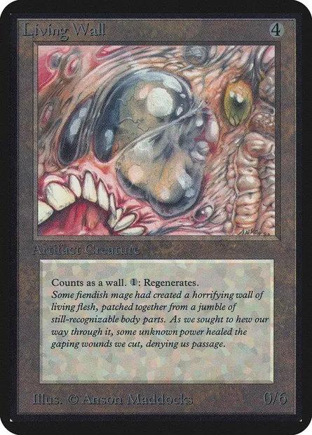 Living Wall, Magic card LEA 258 — Limited Edition Alpha set
