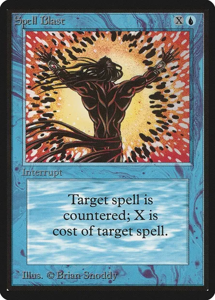 Spell Blast, Magic card LEB 80 — Limited Edition Beta set