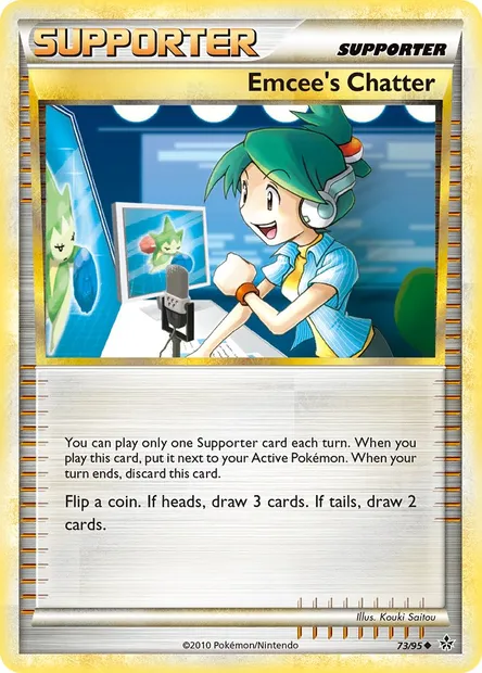 Emcee's Chatter, Pokémon card UL 73 — Unleashed set