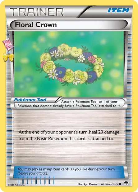 Floral Crown, Pokémon card GEN RC26 — Generations set