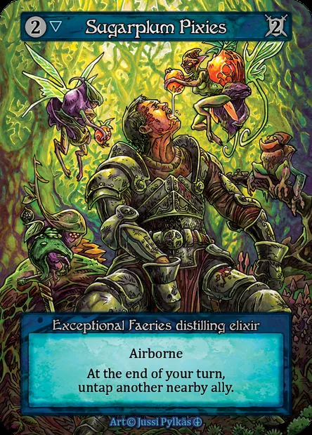 Sugarplum Pixies, carte Sorcery ATH 094 — extension Arthurian Legends