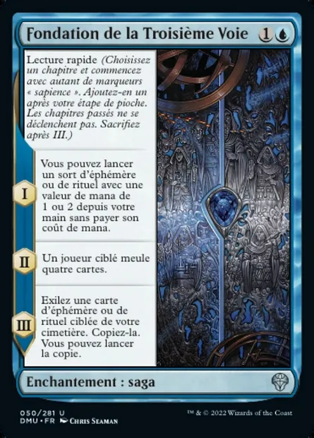 Fondation de la Troisième Voie, carte Magic DMU 50 — extension Dominaria Uni
