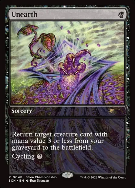Sortir de terre, carte Magic SCH 48 — extension Store Championships
