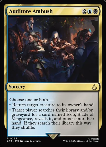 Auditore Ambush, Magic card ACR 295 — Assassin's Creed set