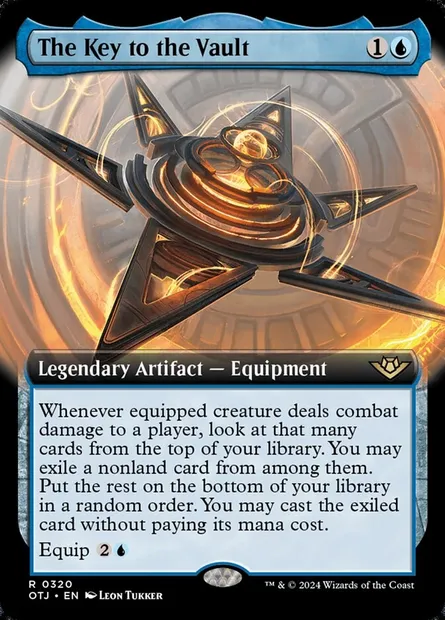 The Key to the Vault, Magic card OTJ 320 — Outlaws of Thunder Junction set