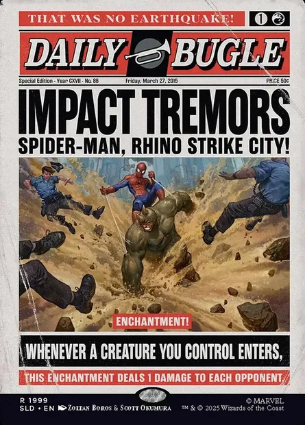 Impact Tremors, Magic card SLD 1999 — Secret Lair Drop set