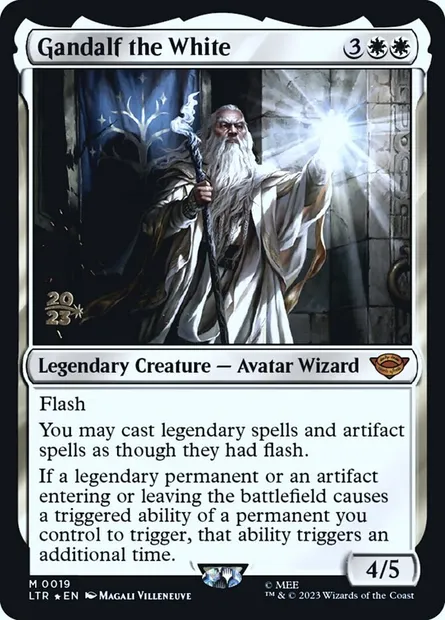 Gandalf the White, Magic card PLTR 19s — Tales of Middle-earth Promos set