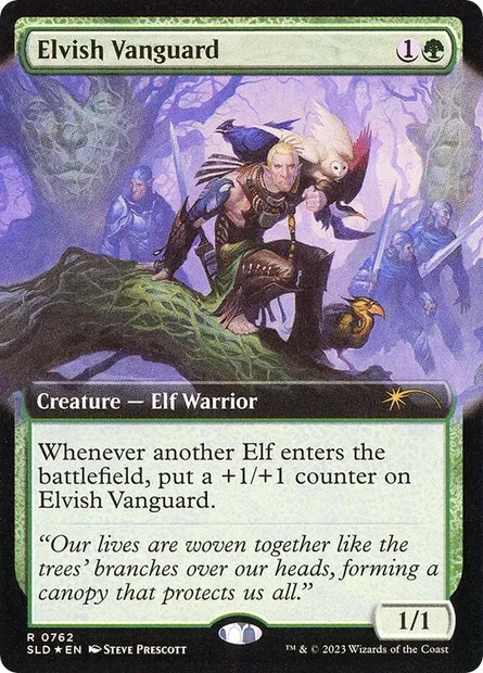 Elvish Vanguard, Magic card SLD 762 — Secret Lair Drop set