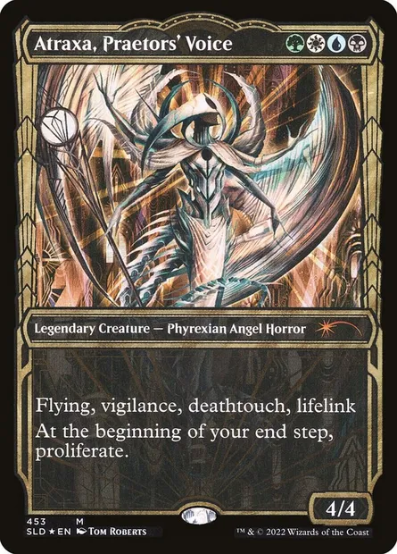 Atraxa, Praetors' Voice, Magic card SLD 453 — Secret Lair Drop set