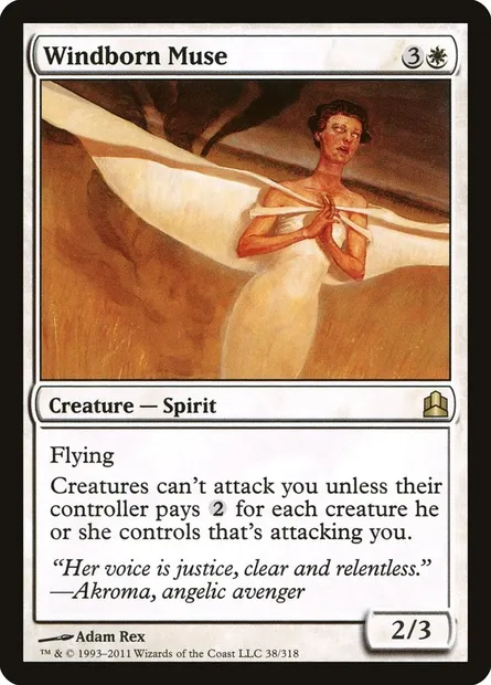 Windborn Muse, Magic card CMD 38 — Commander 2011 set