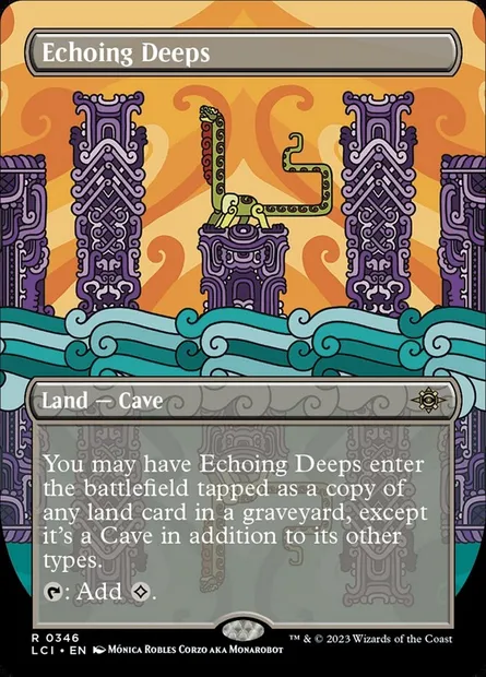 Echoing Deeps, Magic card LCI 346 — The Lost Caverns of Ixalan set