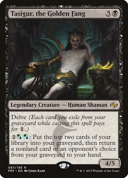 Tasigur, the Golden Fang, Magic card FRF 87 — Fate Reforged set