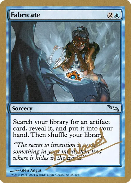 Fabricate, Magic card WC04 mb35 — World Championship Decks 2004 set