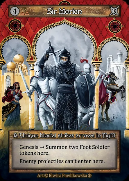 Sir Morien, Sorcery card ATH 082 — Arthurian Legends set