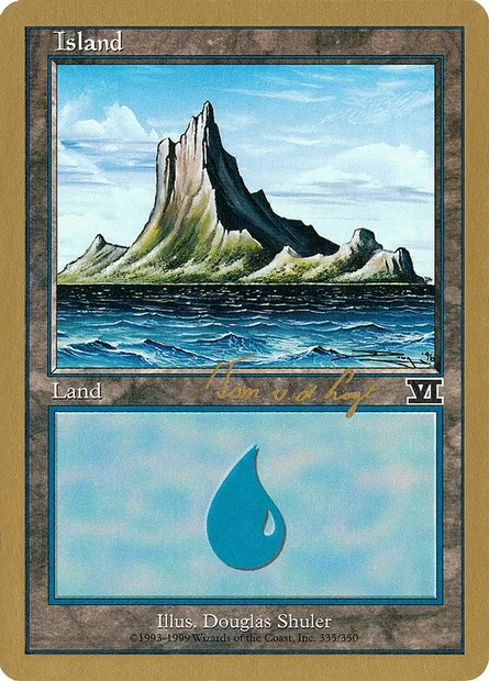 Île, carte Magic WC00 tvdl335 — extension World Championship Decks 2000