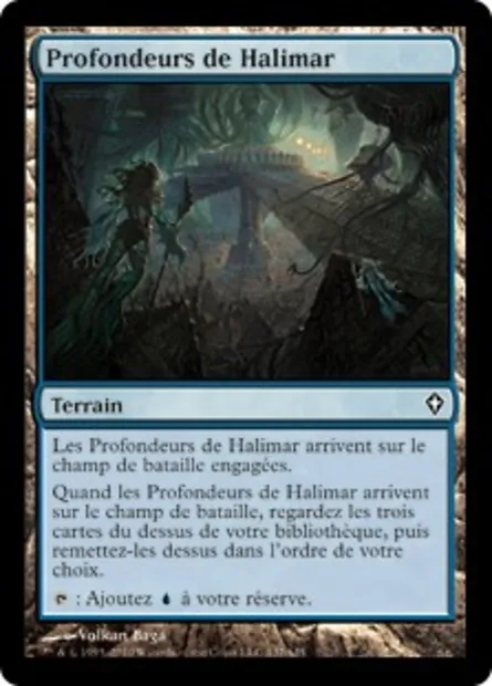 Profondeurs de Halimar, carte Magic WWK 137 — extension Worldwake