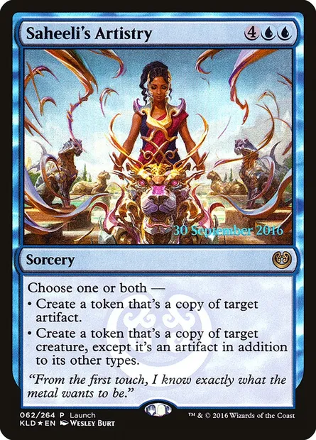 Art de Saheeli, carte Magic PKLD 62 — extension Kaladesh Promos