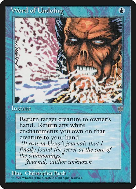 Mot d'annulation, carte Magic ICE 108 — extension Ere Glaciaire