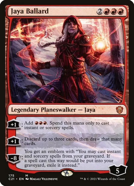 Jaya Ballard, Magic card C21 175 — Commander 2021 set