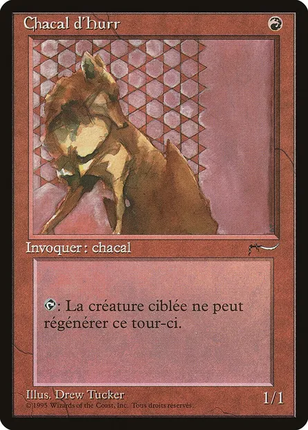 Chacal d'Hurr, carte Magic REN 88 — extension Renaissance