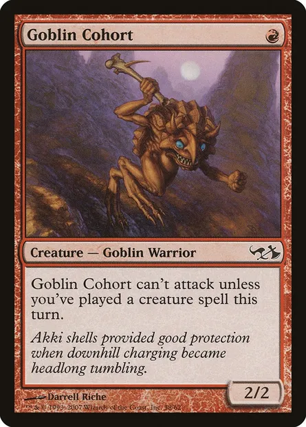 Goblin Cohort, Magic card DD1 38 — Duel Decks: Elves vs. Goblins set