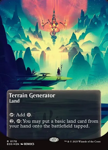 Terrain Generator, Magic card EOS 178 — Edge of Eternities: Stellar Sights set