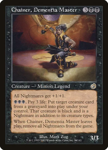 Chainer, Dementia Master, Magic card TOR 56 — Torment set
