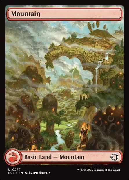 Mountain, Magic card ECL 277 — Lorwyn Eclipsed set