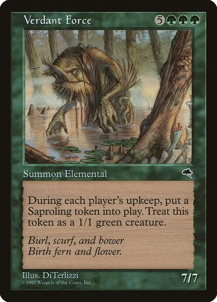Force verdoyante, carte Magic TMP 263 — extension Tempête